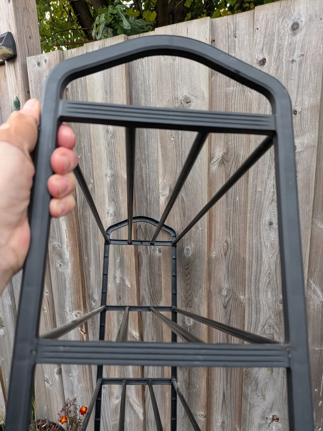 Black plastic 4-Tier Shoe Rack - photo 5