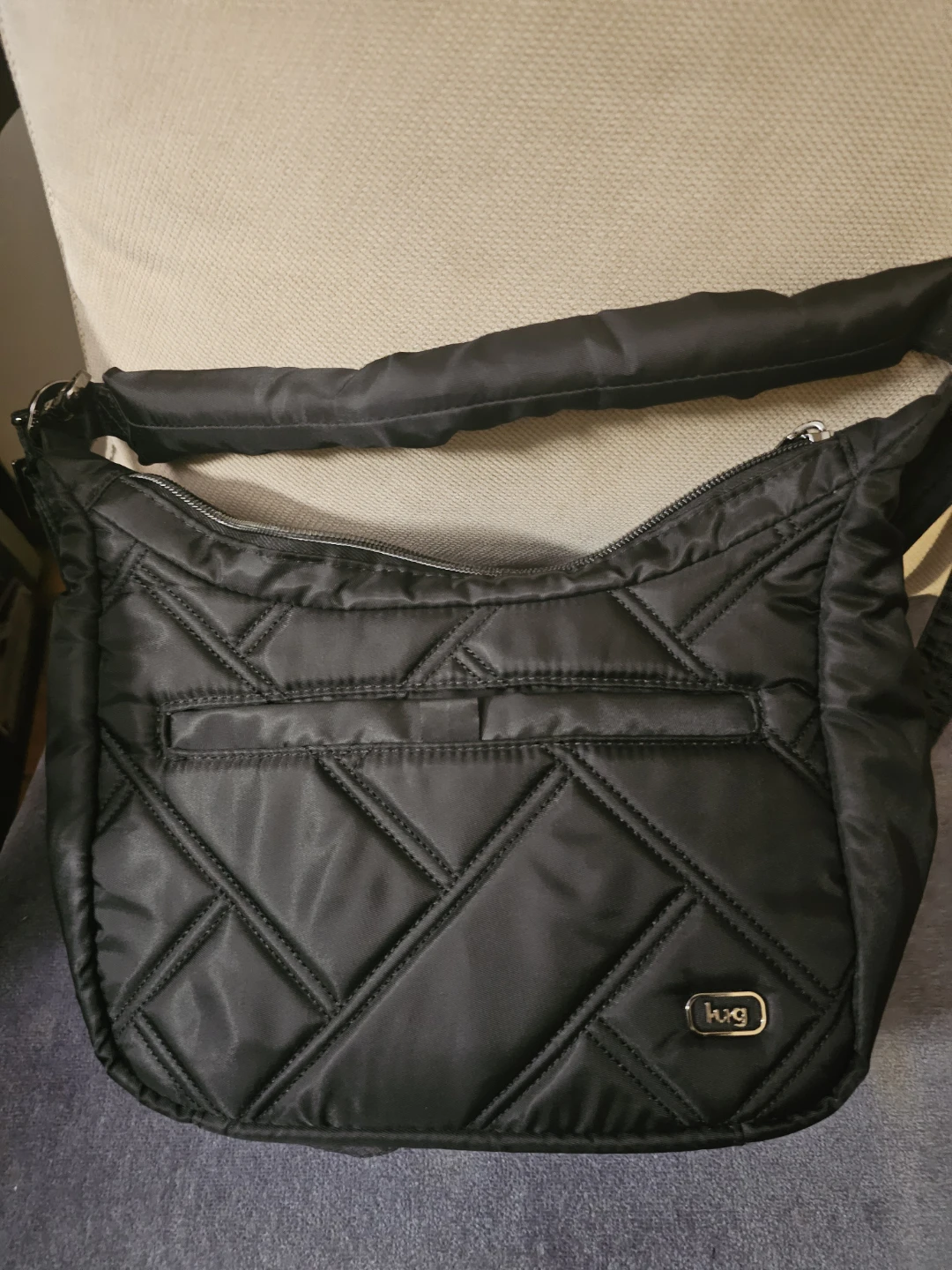 Lug Scamper Crossbody Bag - Black