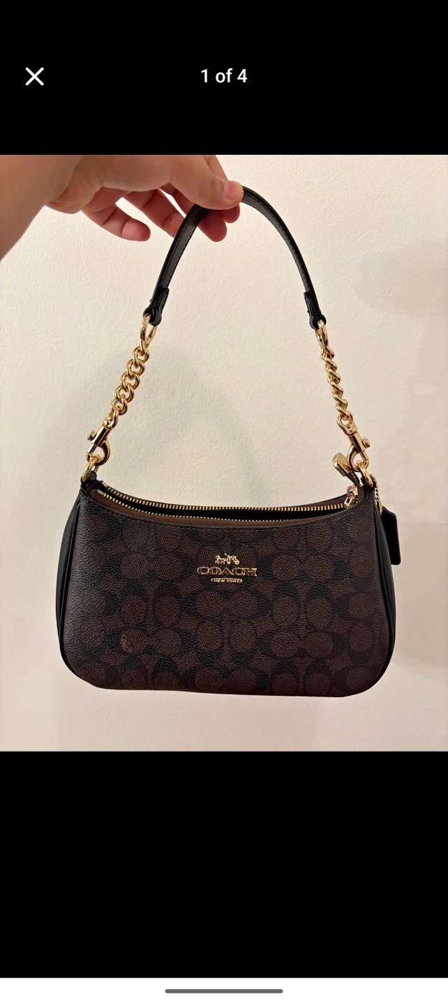 Coach Signature Canvas Mini Bag