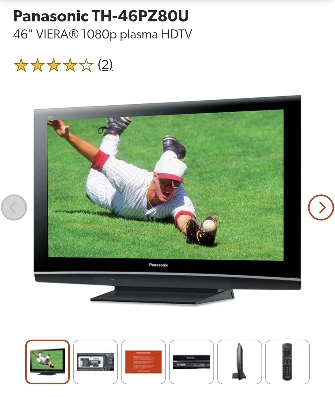 Panasonic 46" 1080p