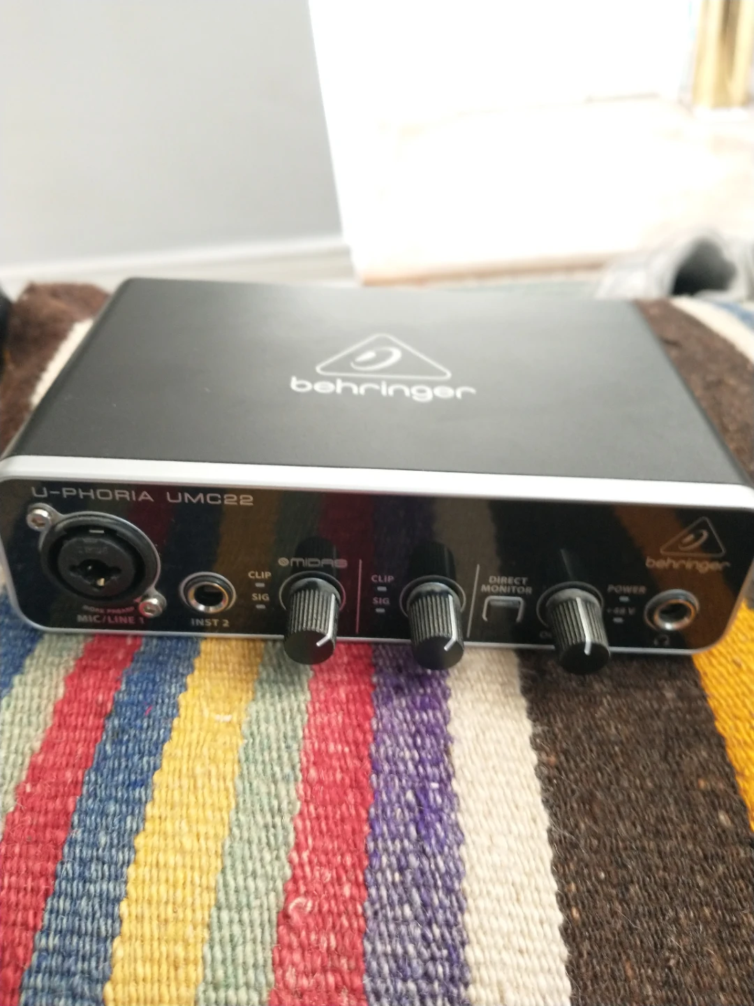 Behringer U-PHORIA UMC22 Audio Interface