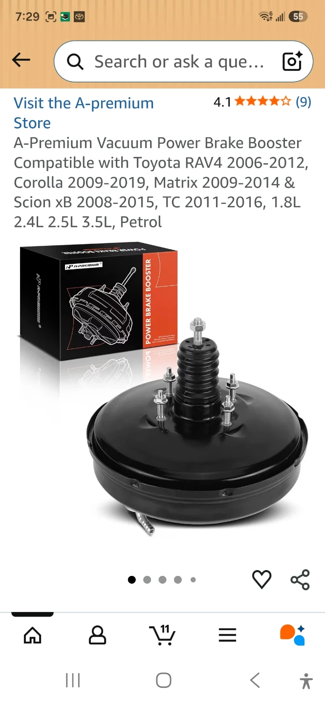 A-Premium Vacuum Power Brake Booster