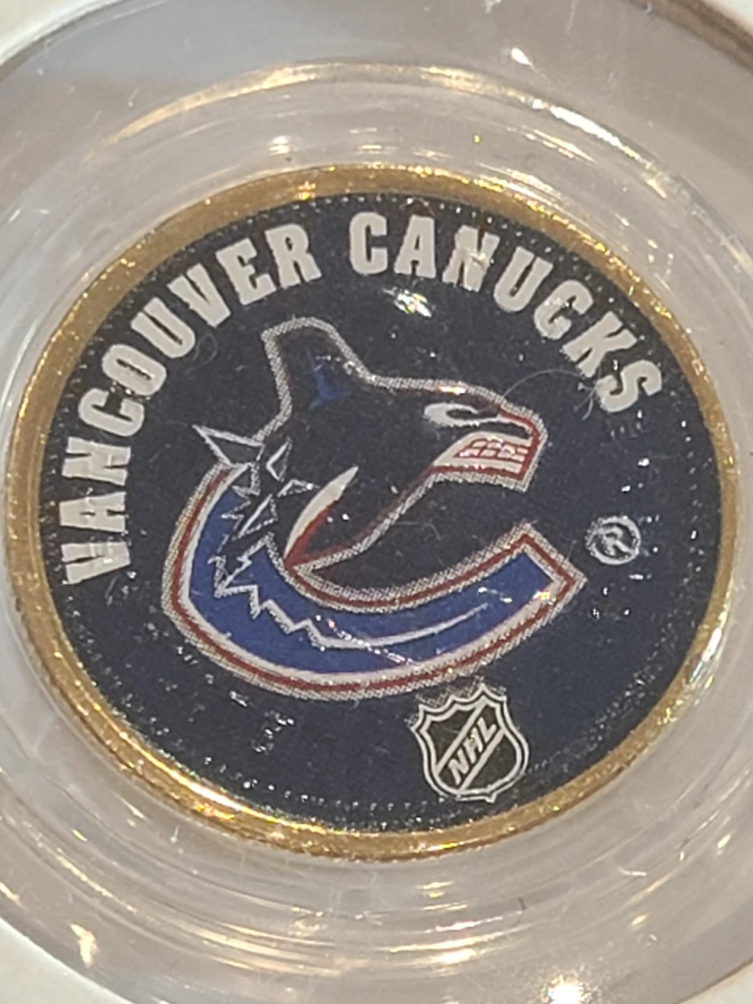2005 Vancouver Canucks NHL 25 Cents Coin