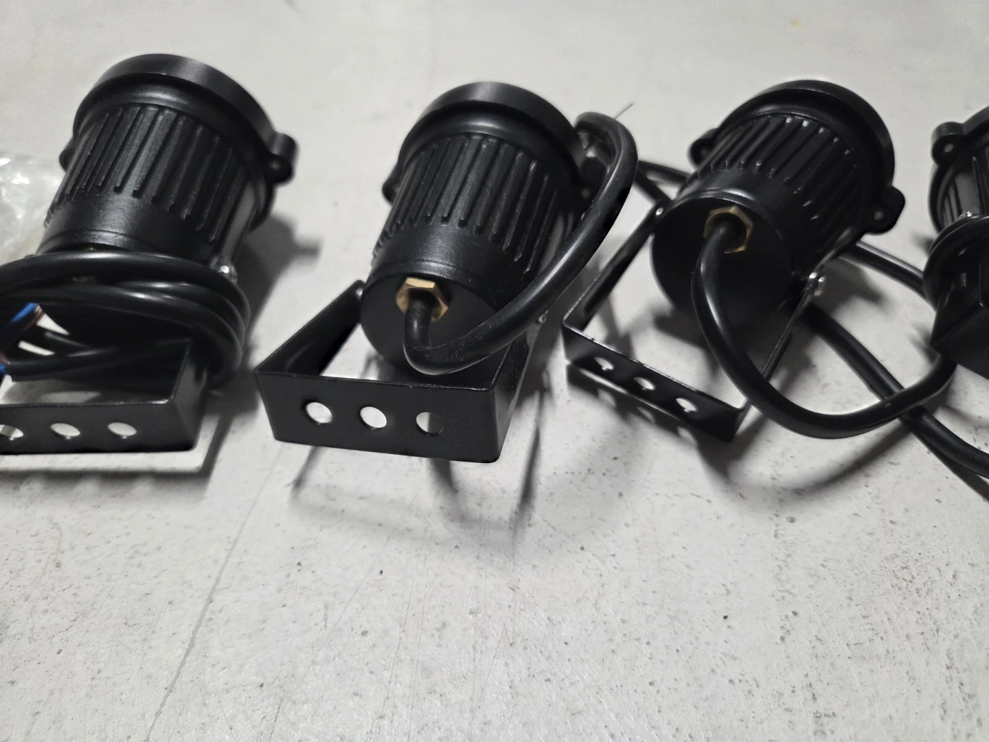Set of 4 Black LED Spotlights - photo 4