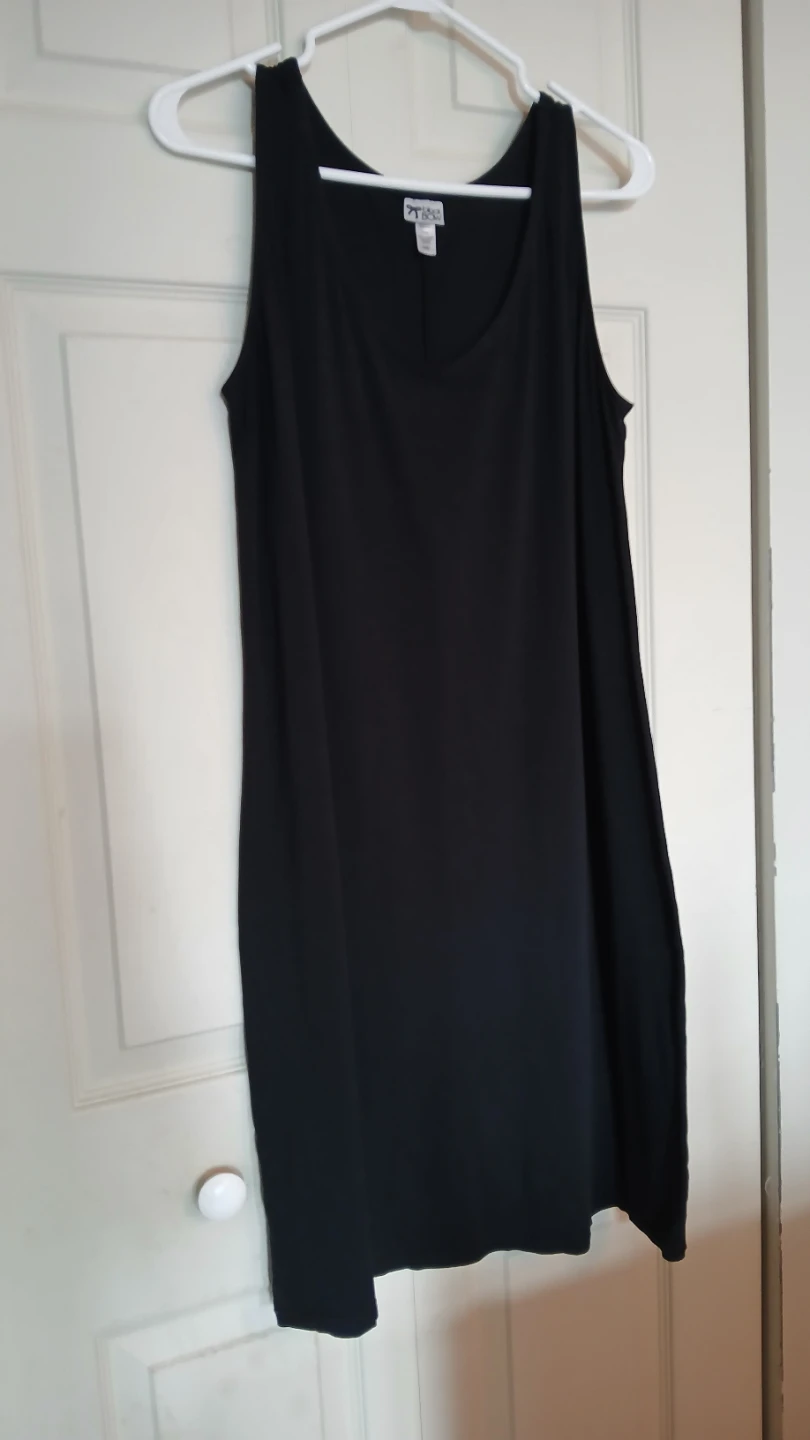 Black Bow black slip sleep dress, size medium (M) - photo 3