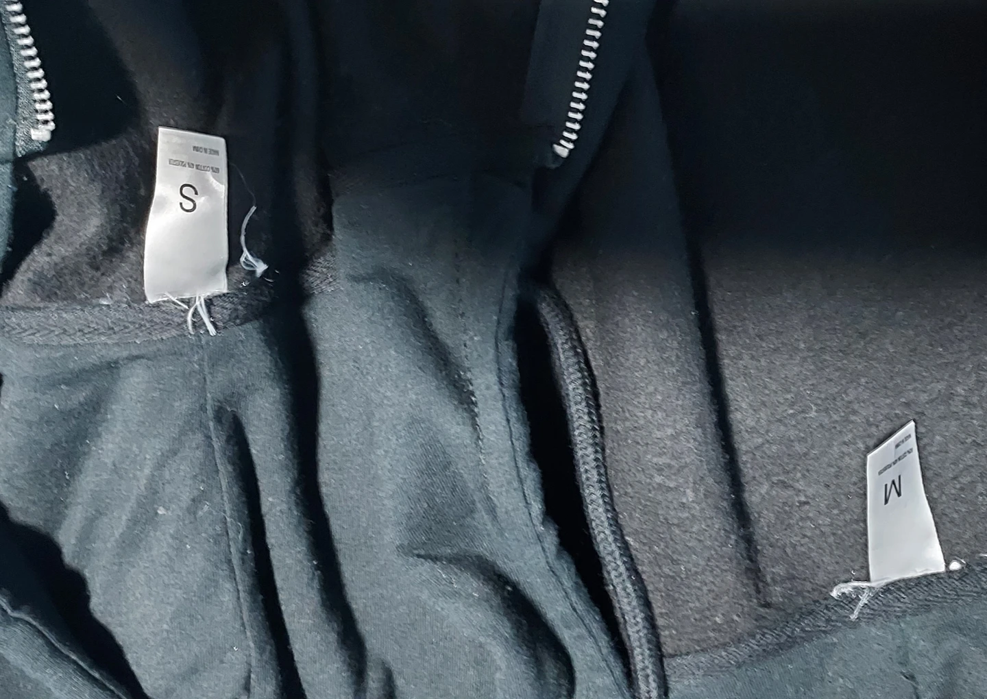 Two Black Zip-Up Hoodies - photo 5