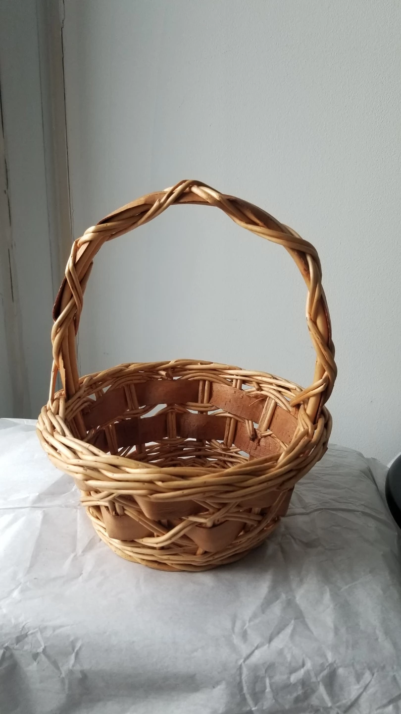 Wicker Basket with Handle - photo 3