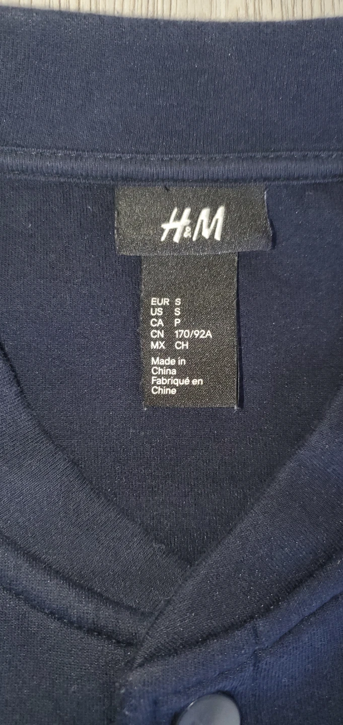 H&M Navy Blue Snap Button Jacket