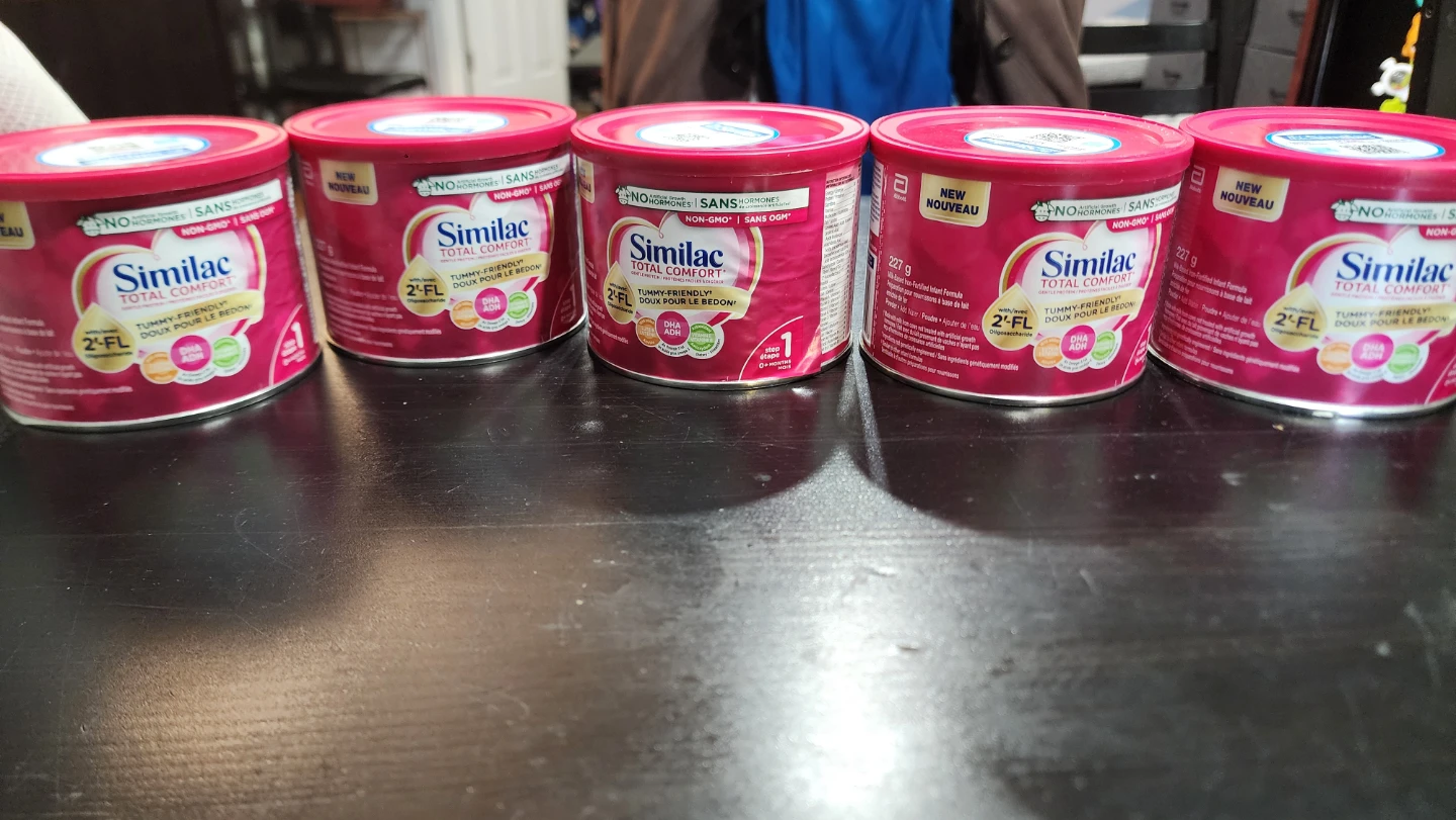 5 Cans Similac Total Comfort Infant Formula