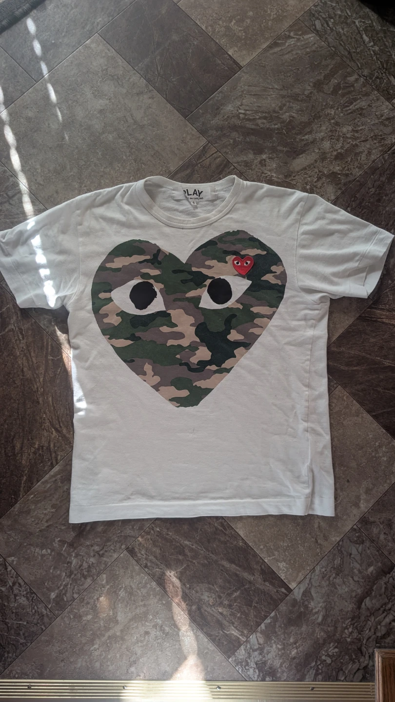 CDG Camo Heart T-Shirt
