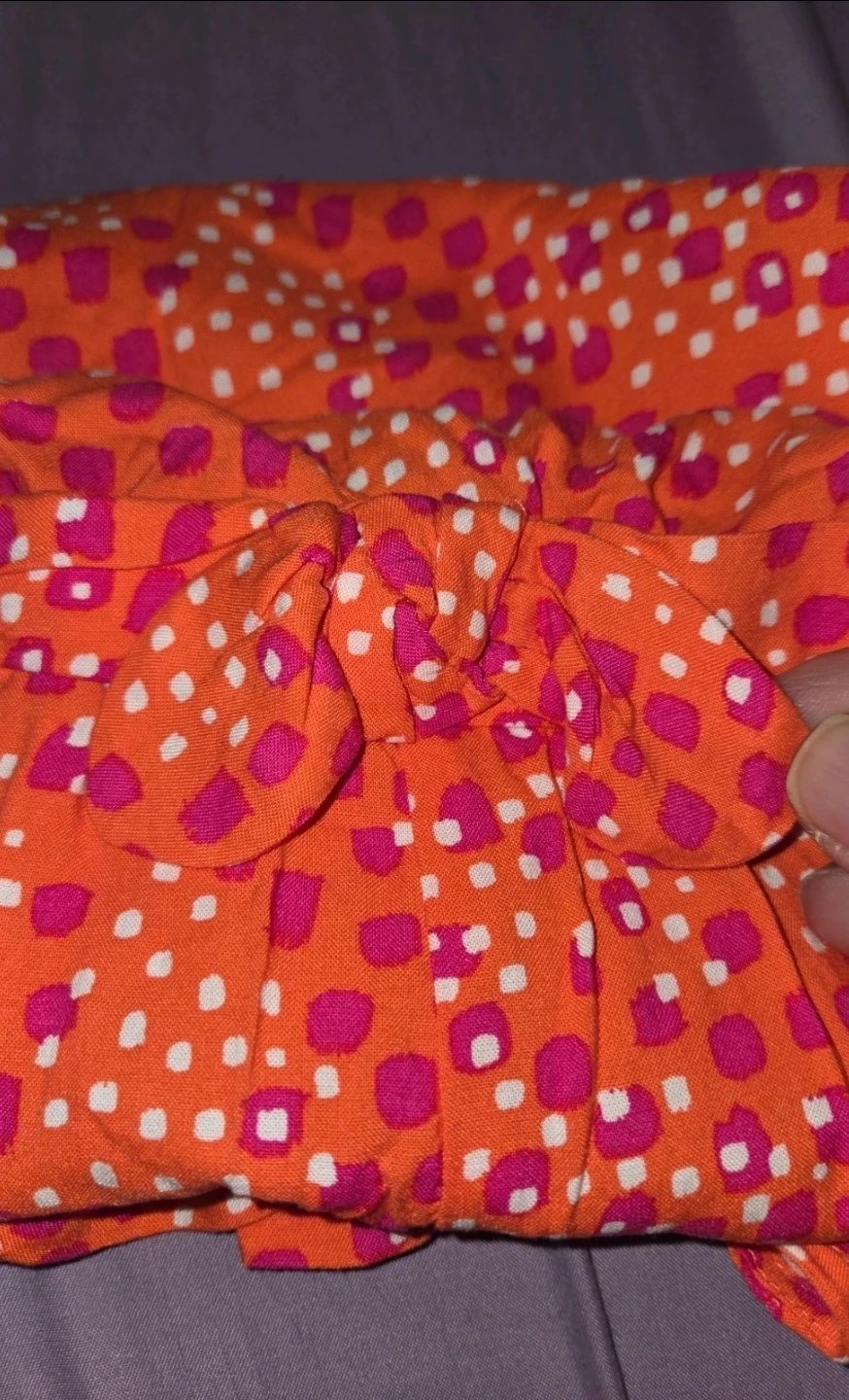 Cat & Jack Low-Waisted Romper W/ Bow in a Girl's XL(14-16) - photo 3