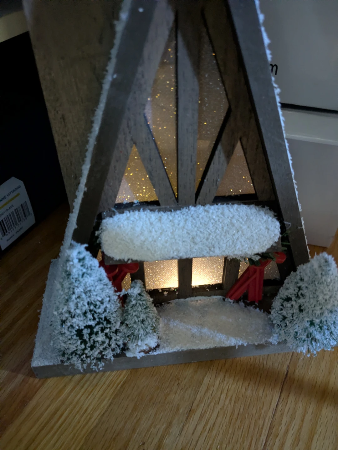 Gluckstein Home A-Frame Christmas Decor Ski Lodge