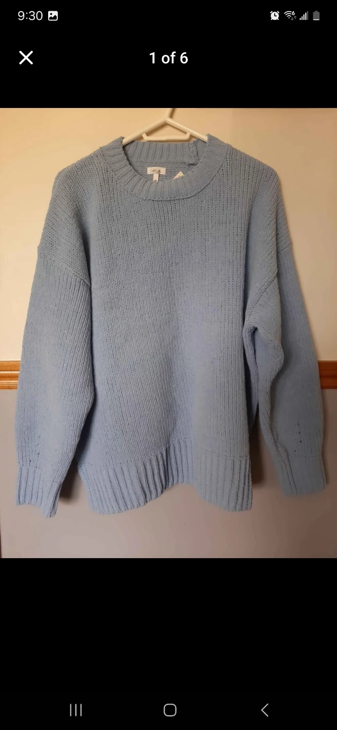 Aerie Blue Knit Sweater