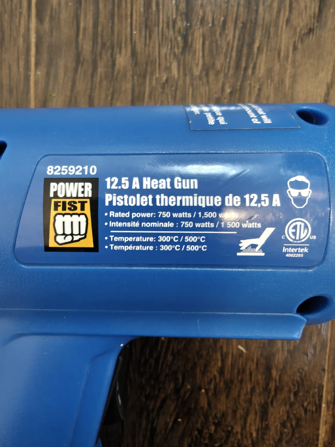 PowerFist 12.5 A Heat Gun - photo 3