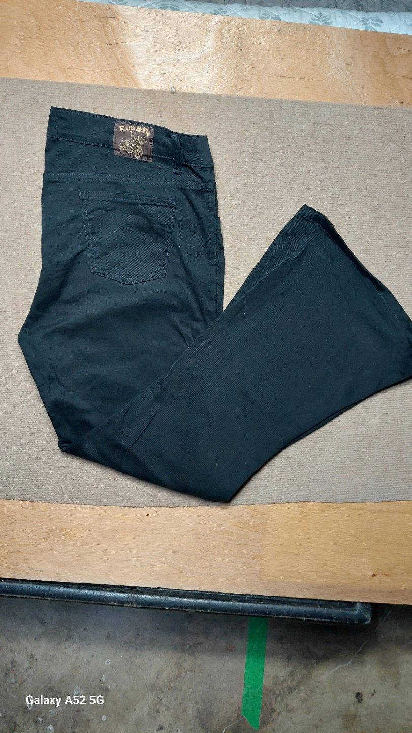 Run & Fly Black Flare Pants size 38 - photo 3