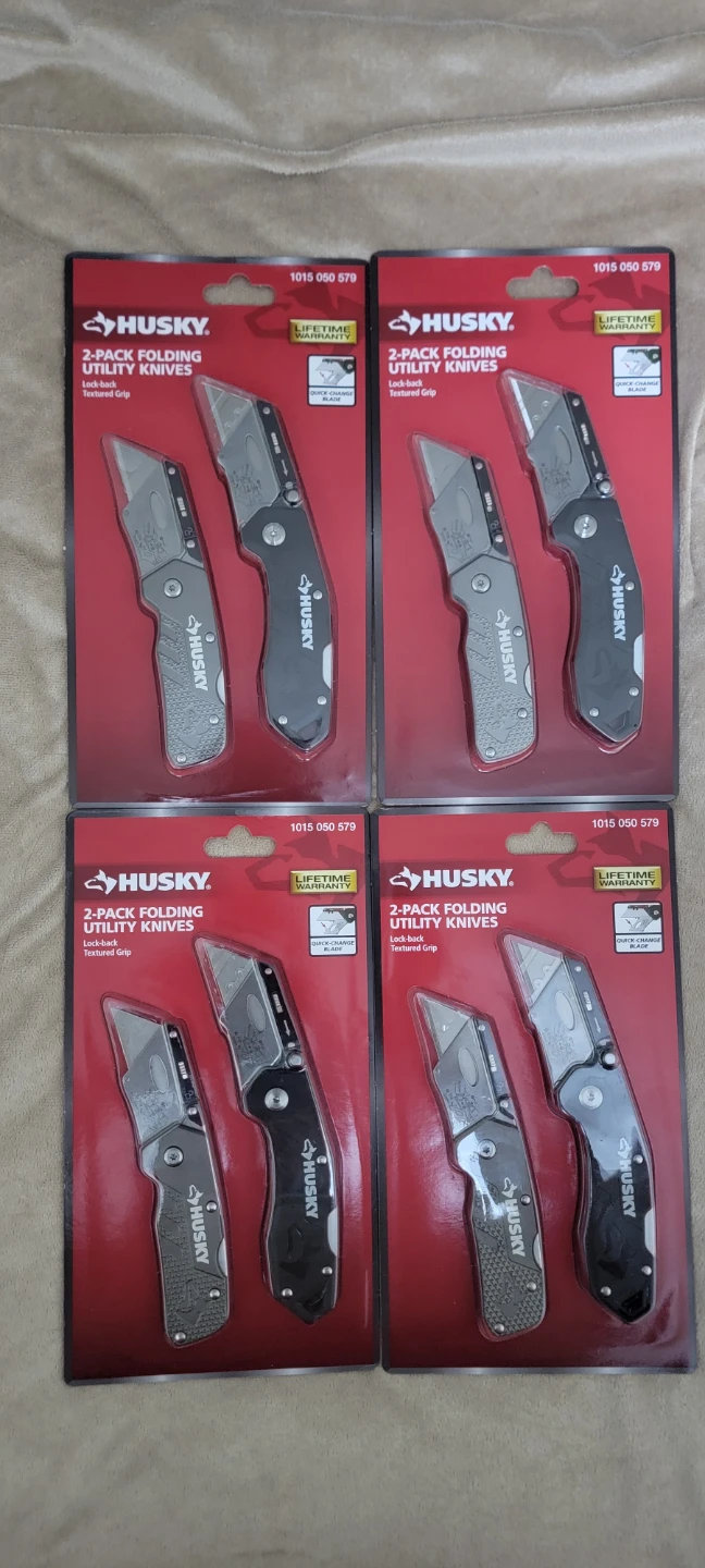 Husky 2-Pack Folding Utility Knives ( $10 Each) - photo 2