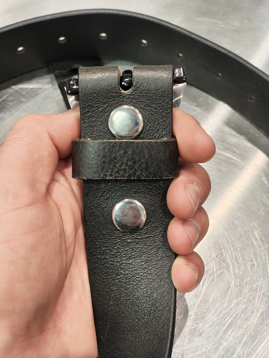 Full Grain Leather Belt Hadha Barr - photo 5