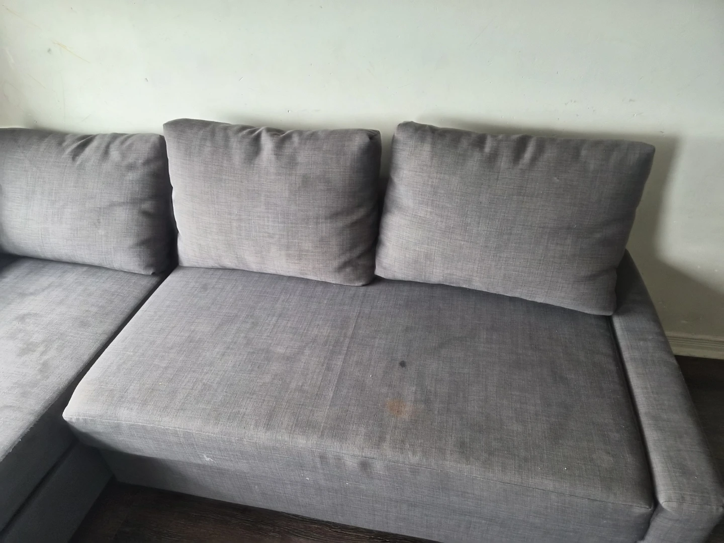 Grey Sectional Sofa with Storage