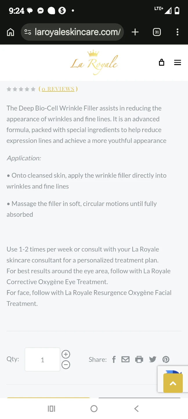 La Royale deep bio cell skin care - photo 3
