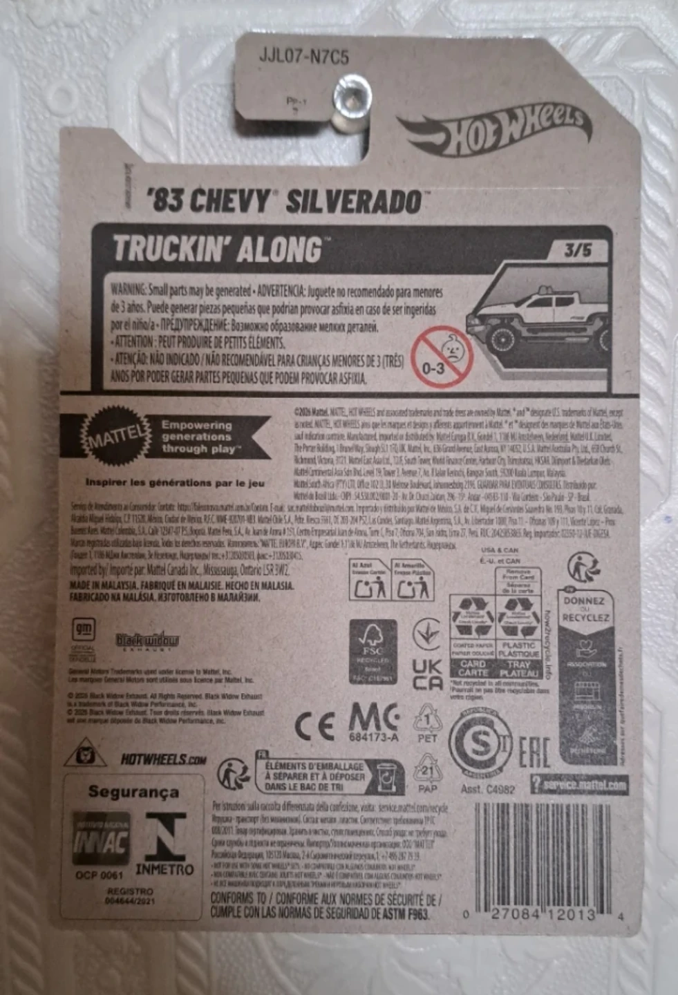 Hot Wheels '83 Chevy Silverado Truckin' Along - photo 4
