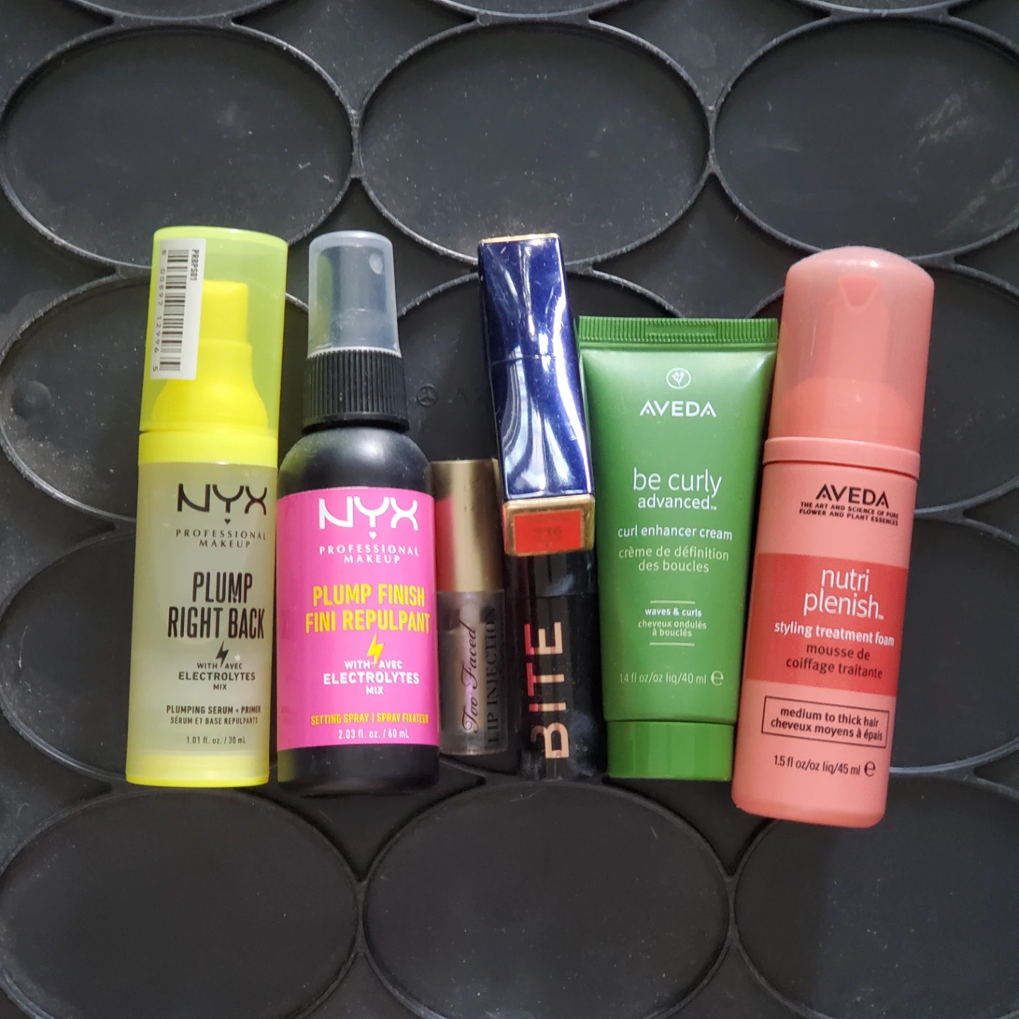 Aveda Styling Foam Curl Cream Lipstick Spray Primer Mascara