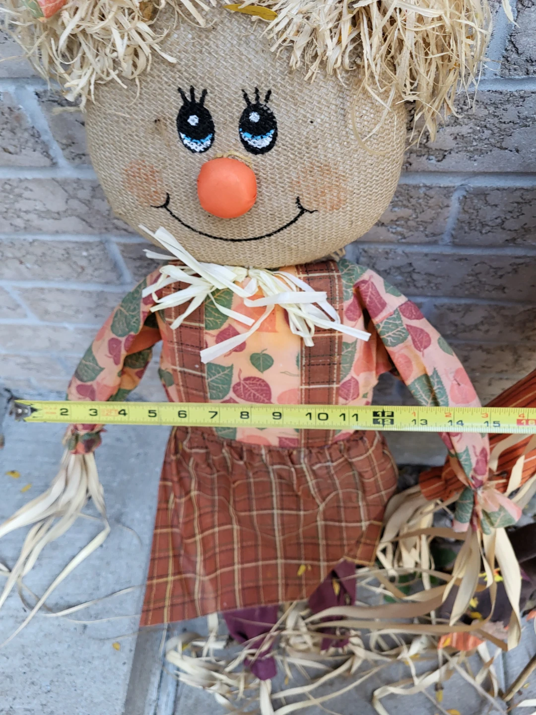 Set of Two Autumn Scarecrow Decorations - photo 3