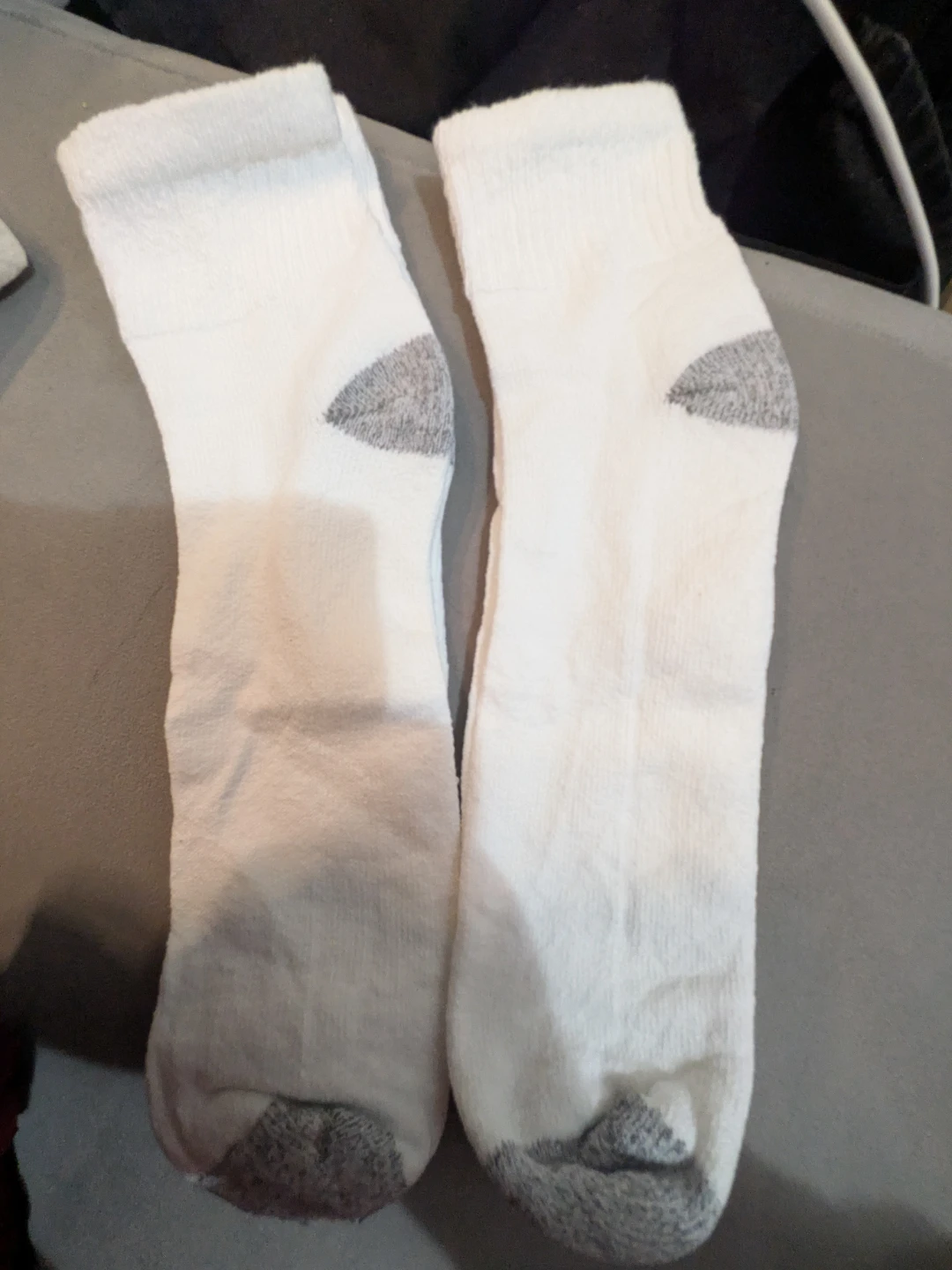 White Crew Socks