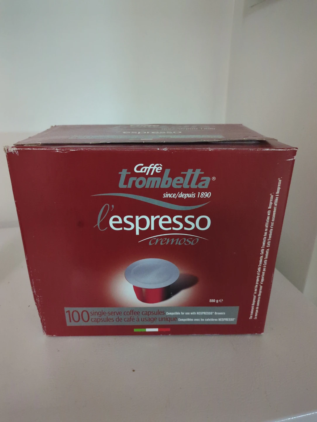 Caffe Trombetta L'Espresso Cremoso 100 Capsules