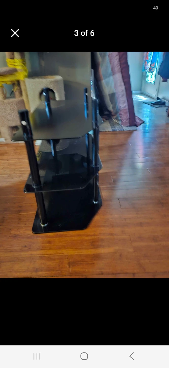 Glass tv stand - photo 3