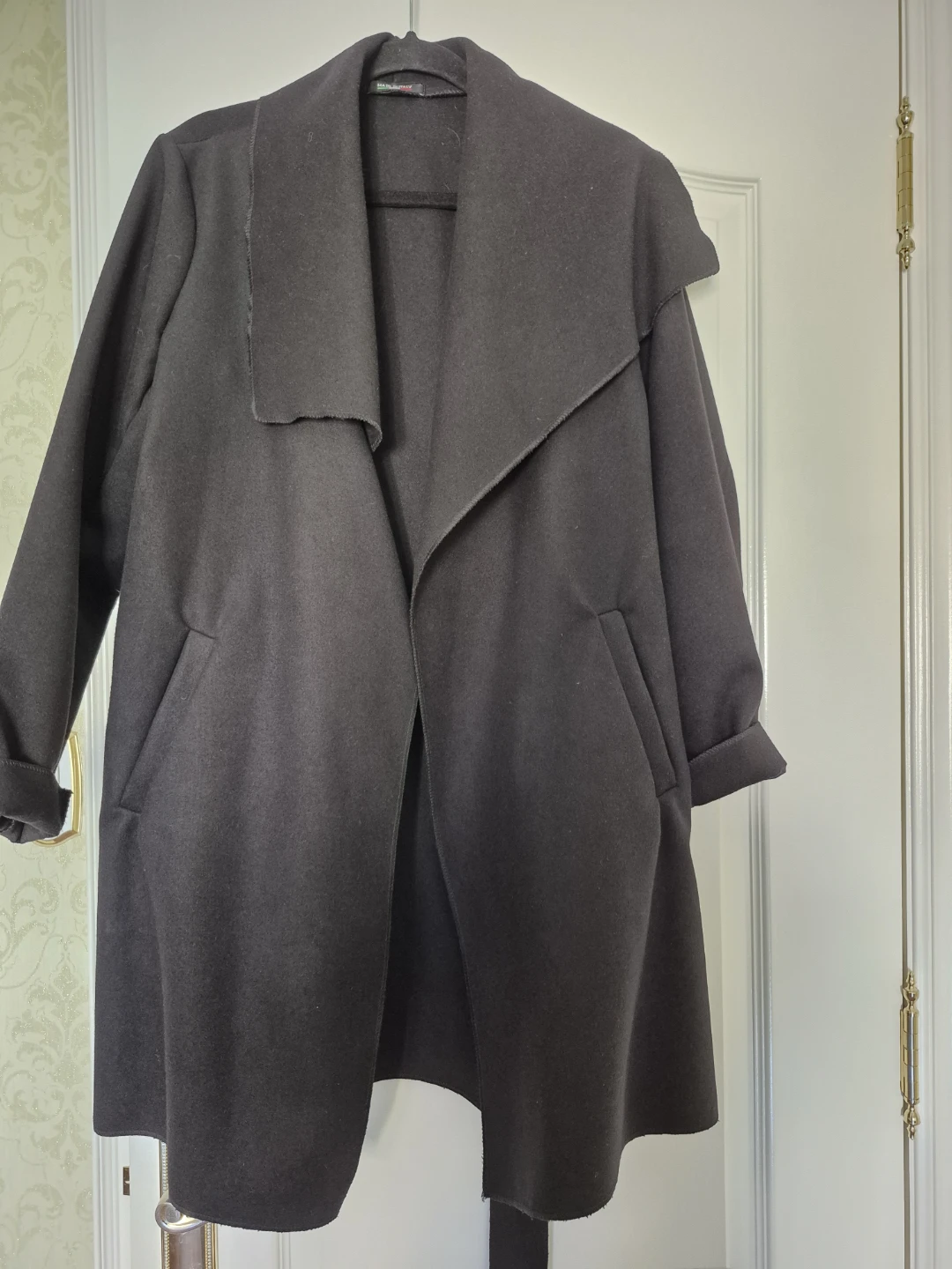 Made in Italy Black Wool Blend Coat - photo 2