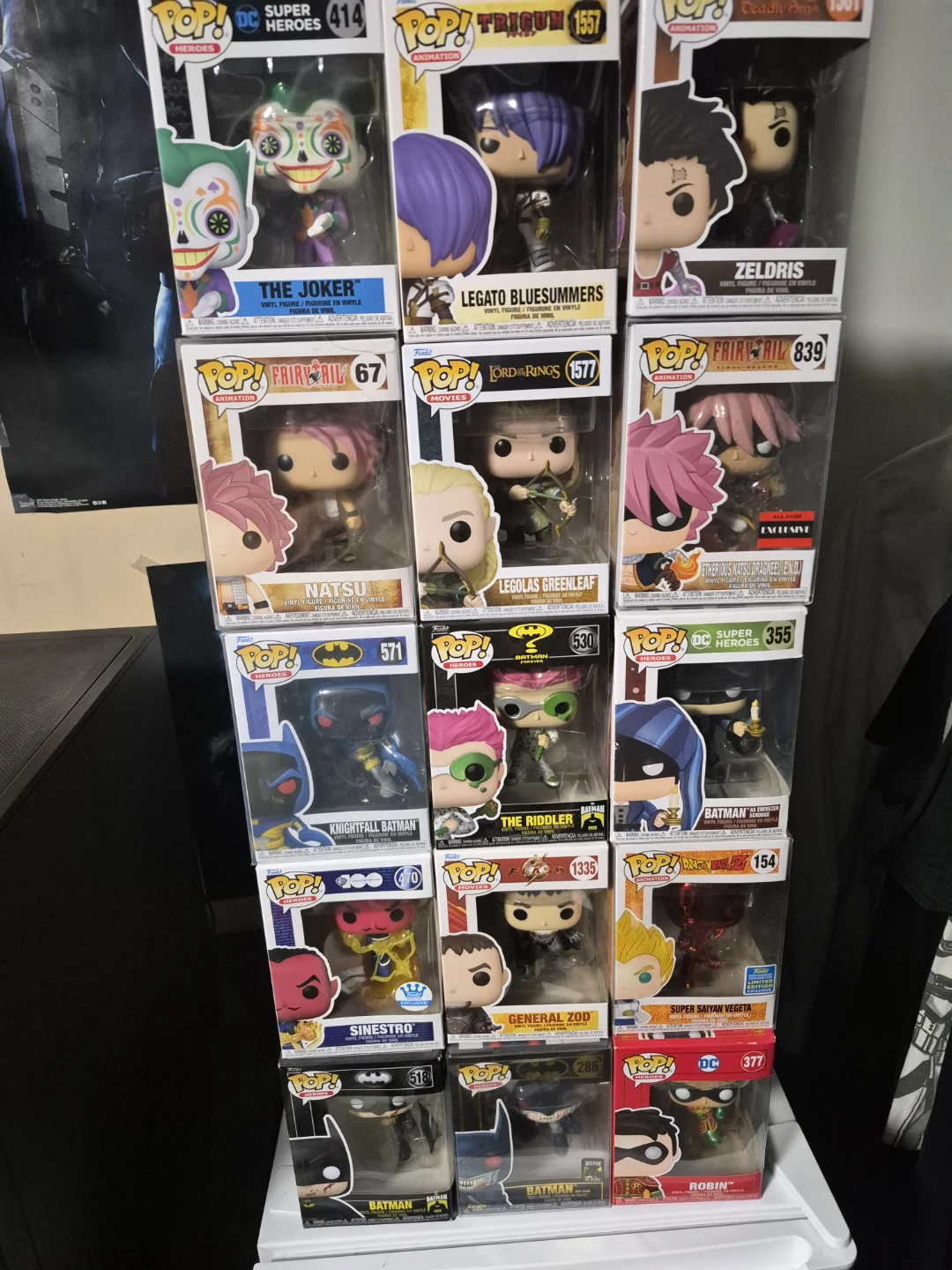 Assorted Funko Pop Figures