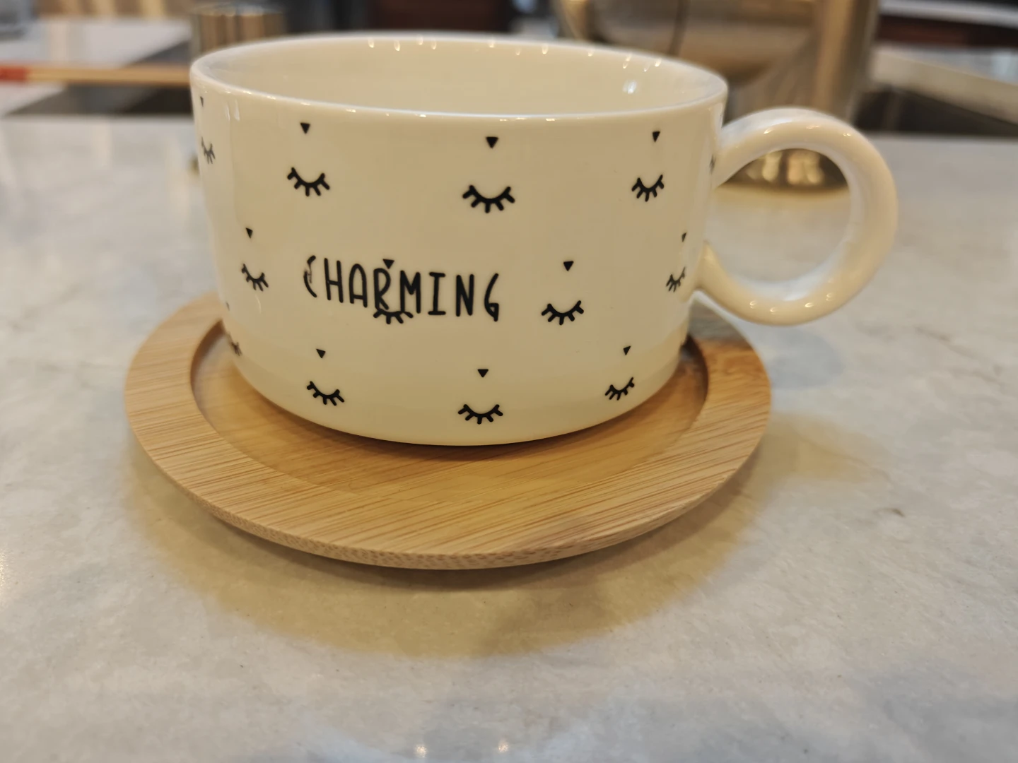 Charming Ceramic Mug Set with Stand - photo 2