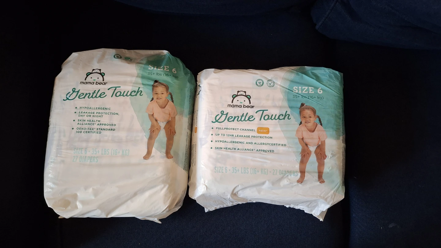 NEW 2 Packs Mama Bear Diapers - Size 6