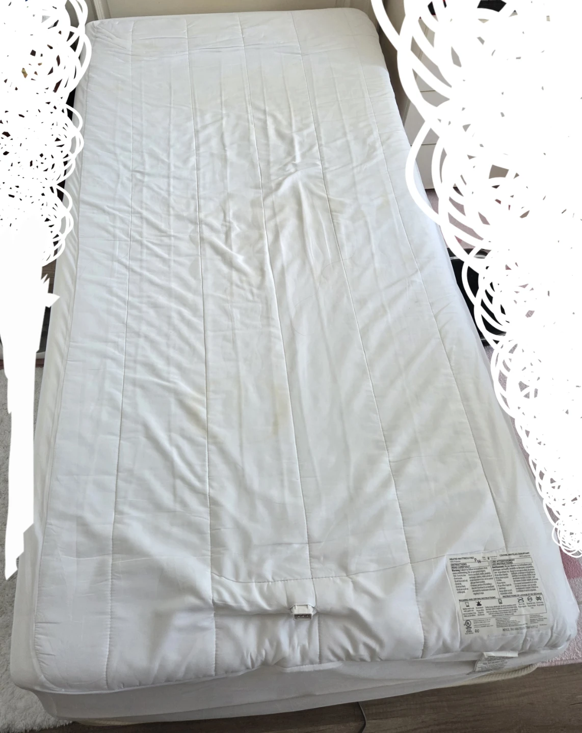 Heated Mattress Cover (Twin size)