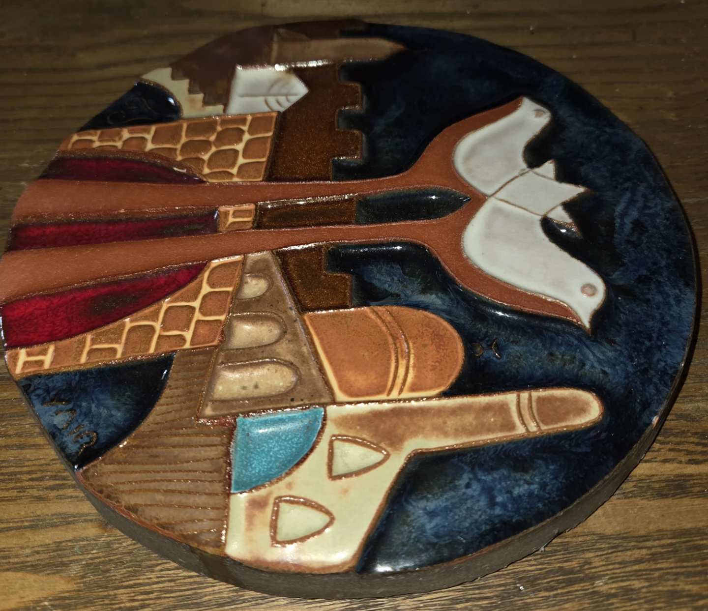 Yair Ceramic Art Wall Plaque - photo 2