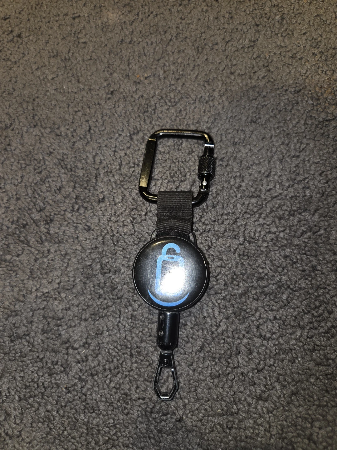 Retractable Badge Reel with Carabiner