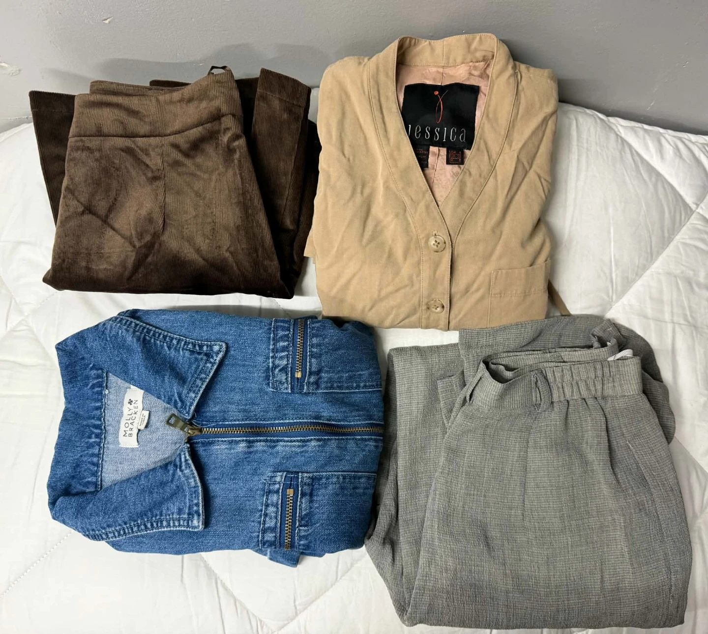 Bundle: Molly Bracken, Jessica, and trousers