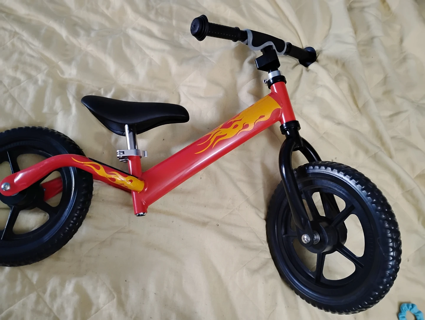 Red and yellow Flame Kids Balance Bike - photo 3