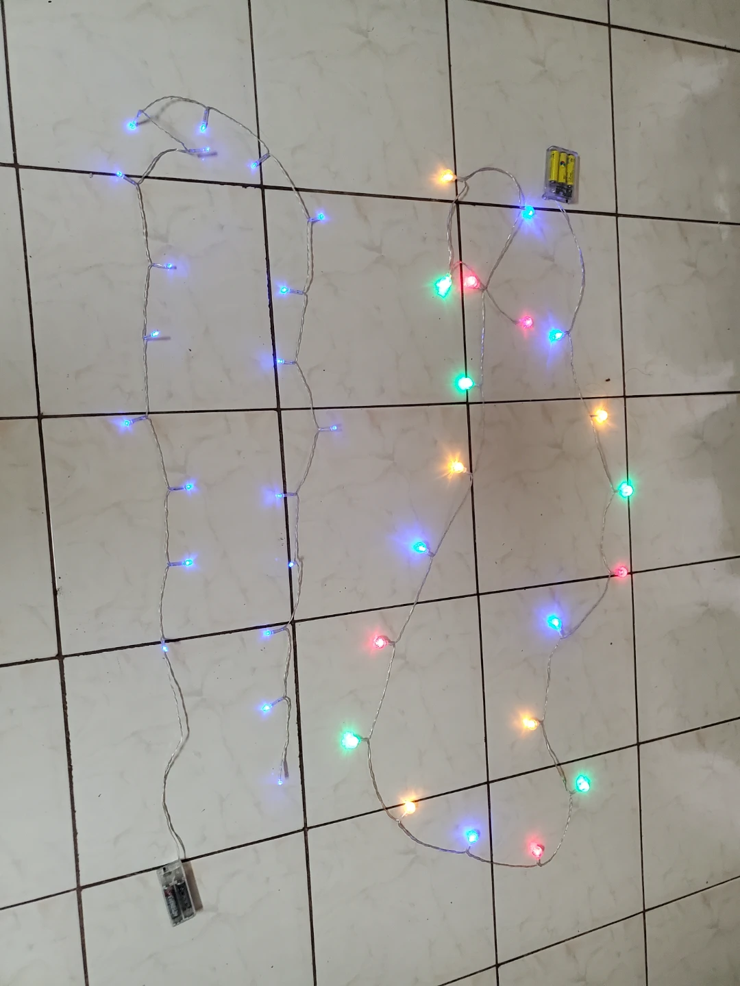 Two Battery-Operated LED String Lights