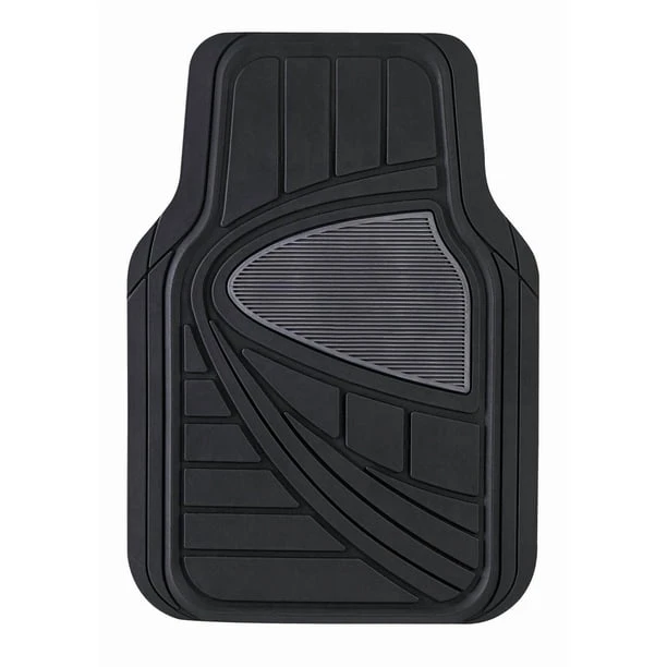 4-PIECE All Season Two-tone Medium Heavy Car Floor Mats - photo 2