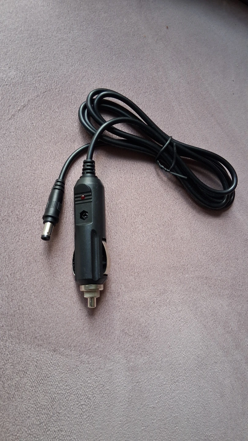 car charger adapter cord 12V DC jeck 5.5 x 2.1mm - photo 2