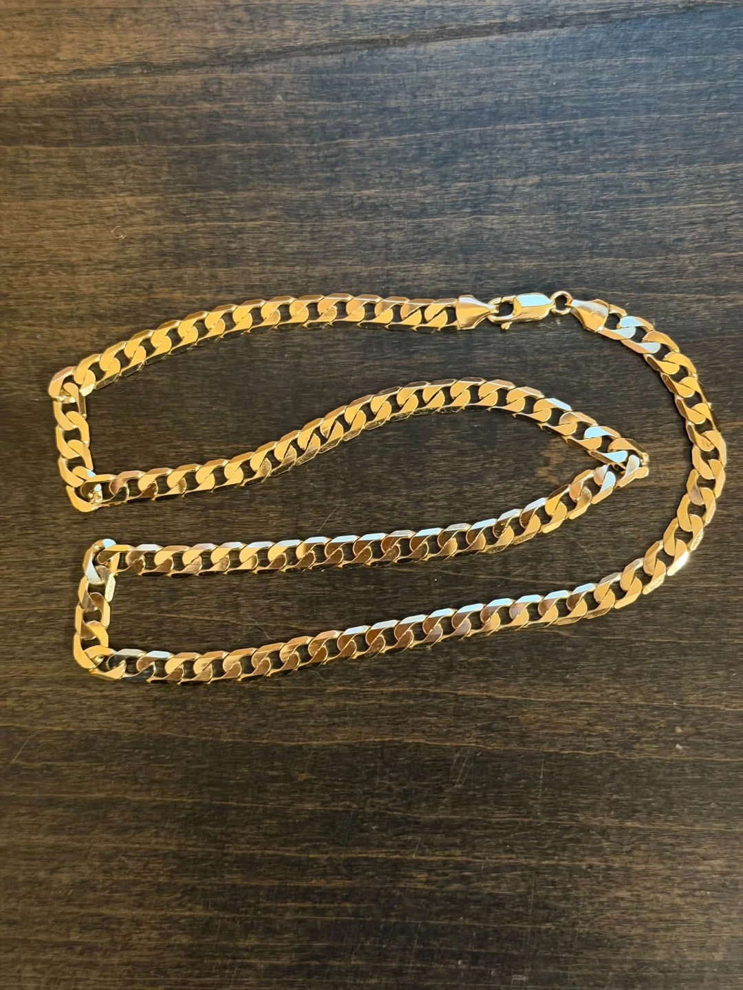 Michael Hill 10k gold solid curb chain. - photo 2