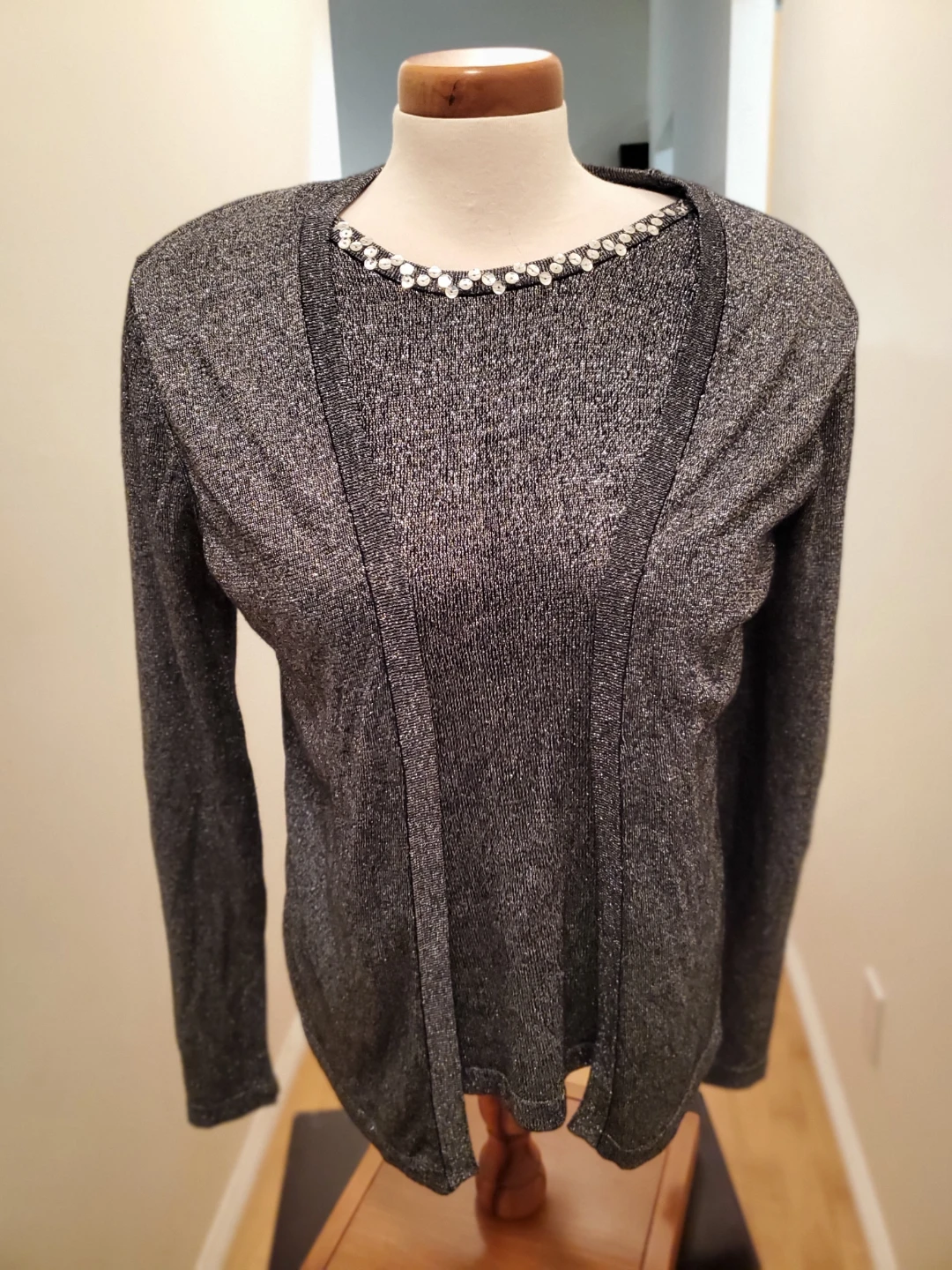 Silver Shimmer Twin Set