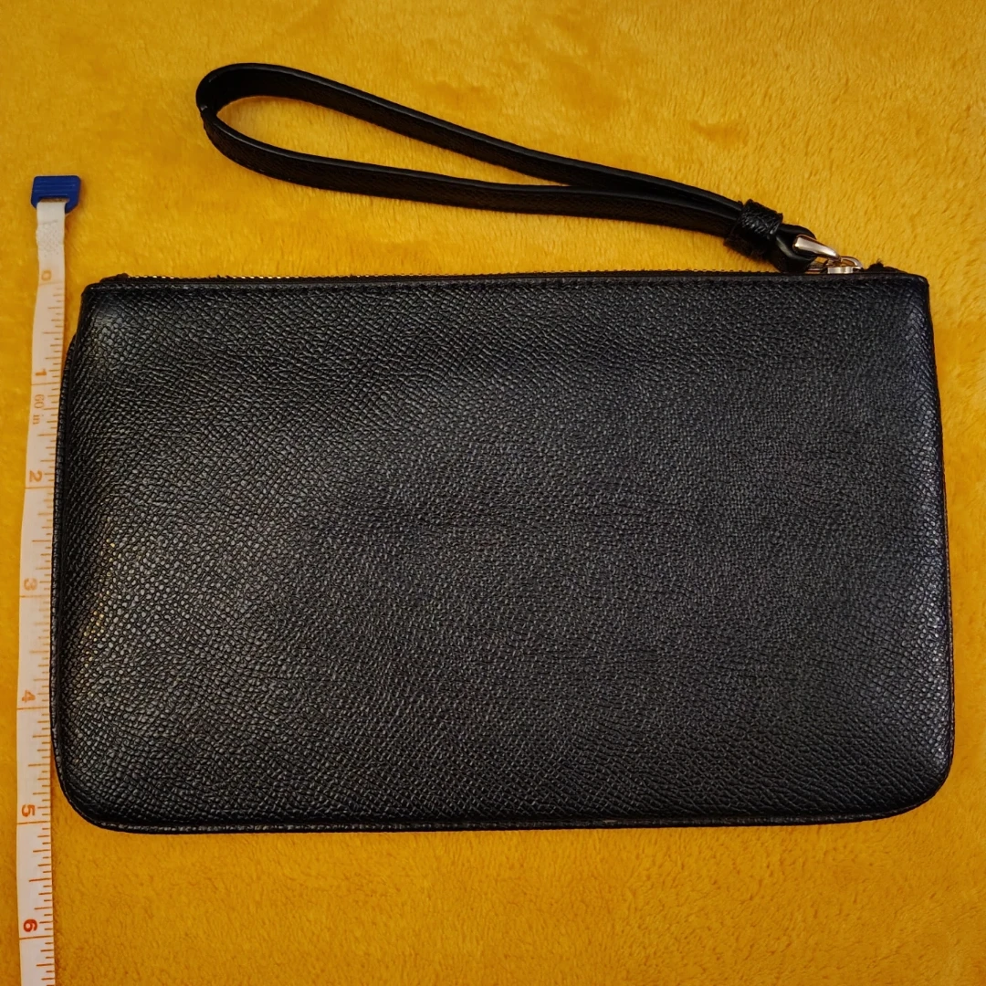 Coach Black Leather Wristlet - photo 2