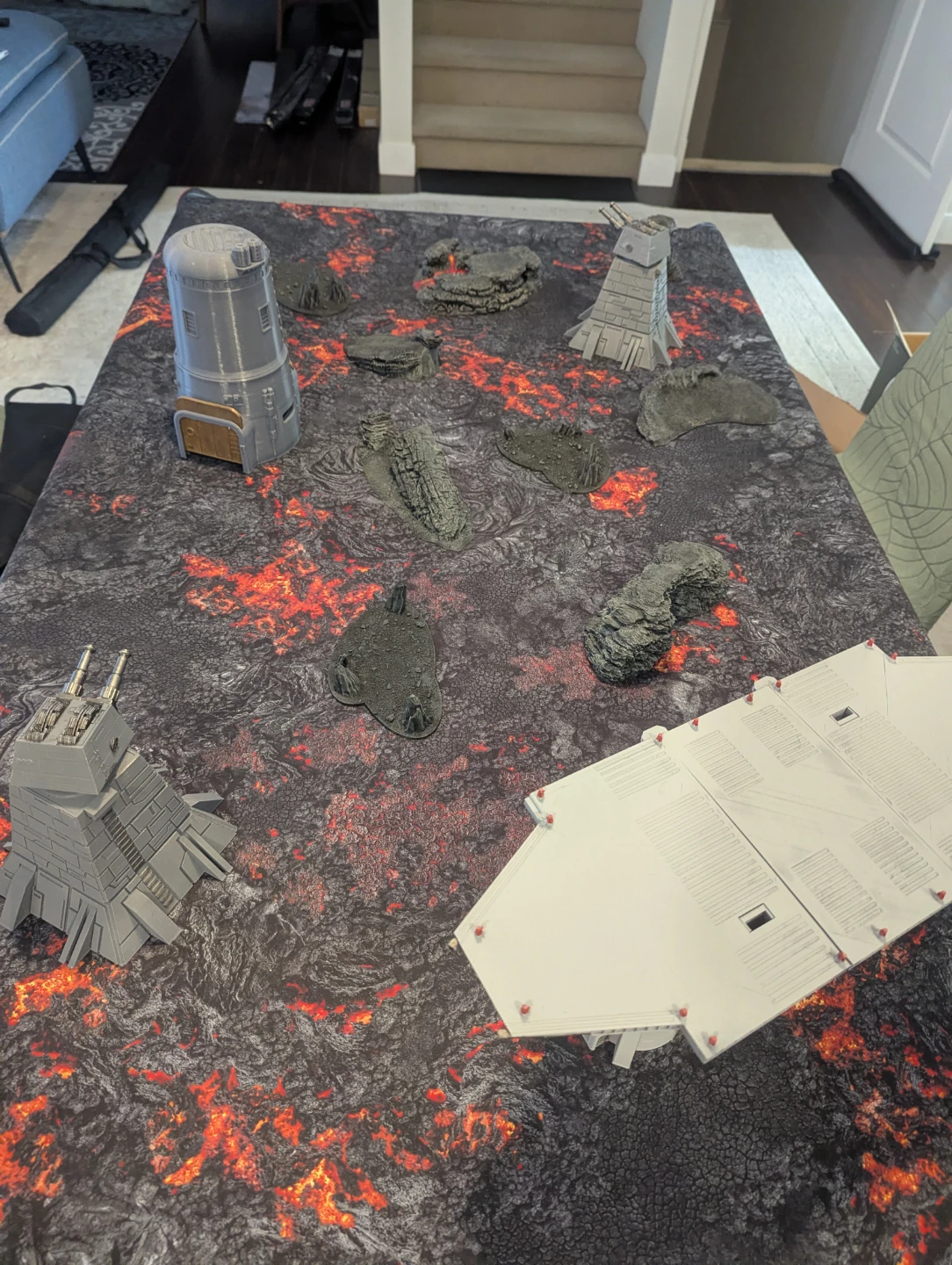 3D Printed Star Wars Themed Wargaming Terrain Set