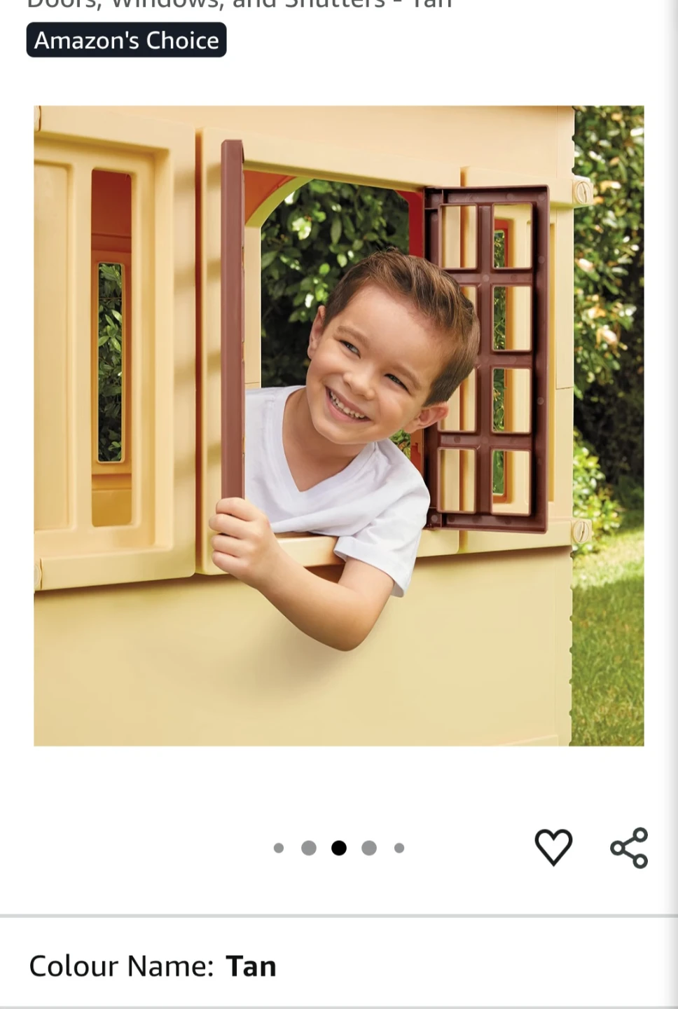 Little tikes Cape Cottage Playhouse with Working Doors - photo 4