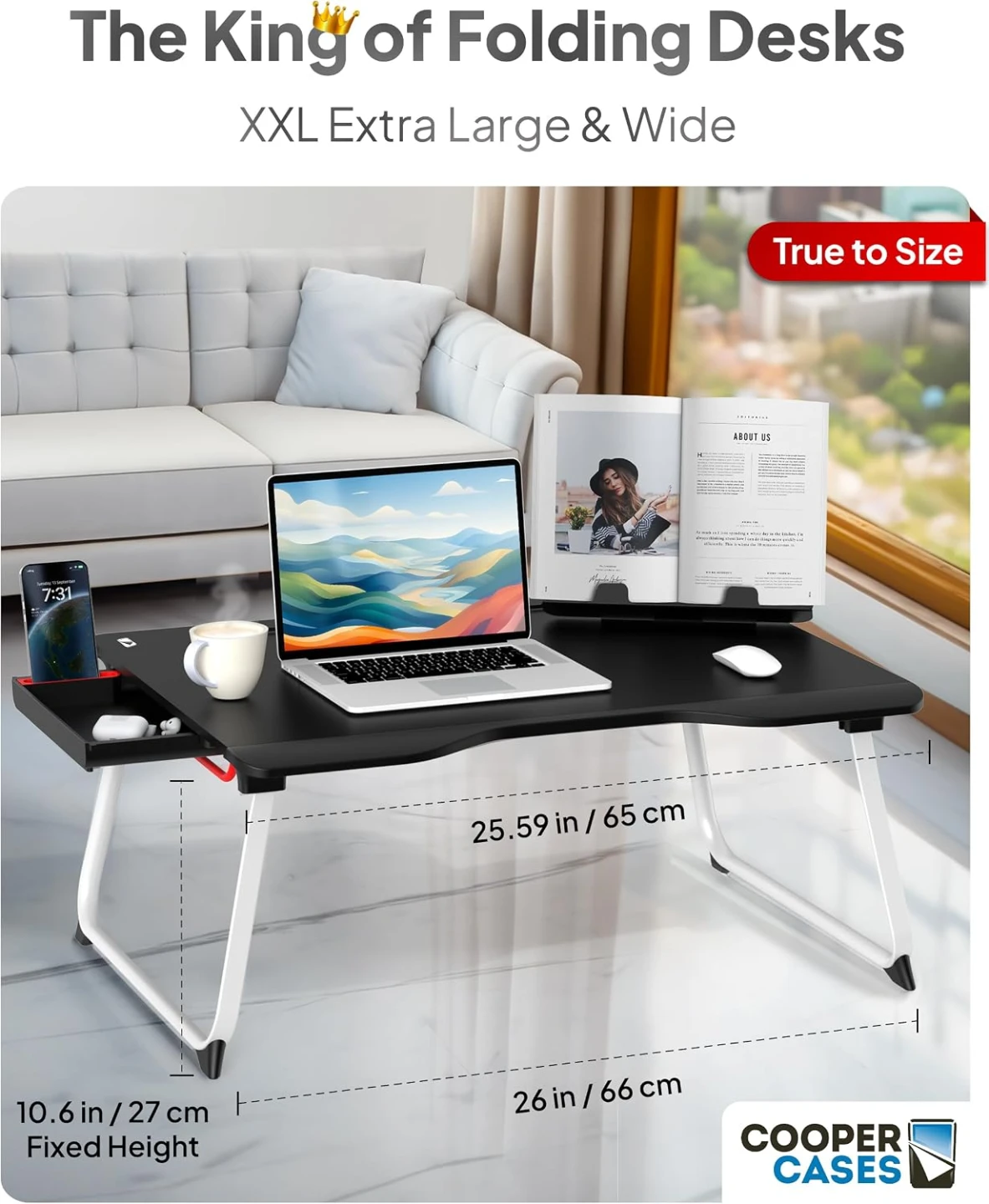 Cooper Mega Table Plus Premium XXL Extra Large (Black Onyx) - photo 2