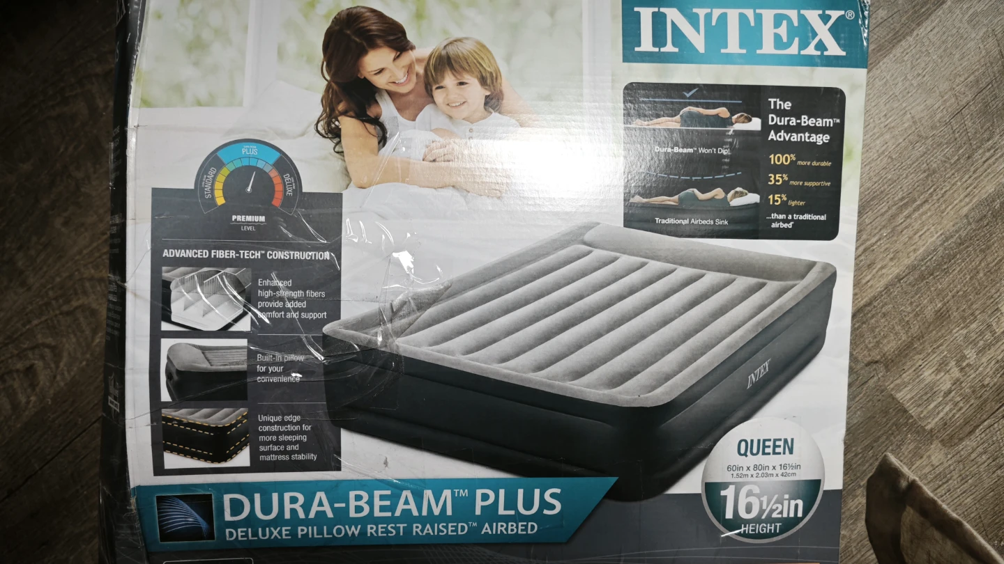 Intex Dura-Beam Plus Queen Airbed - NEW