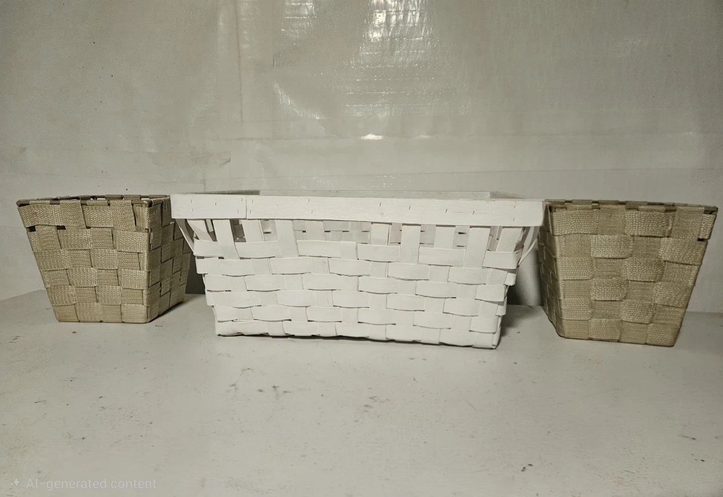 Set of 3 Woven Storage Baskets