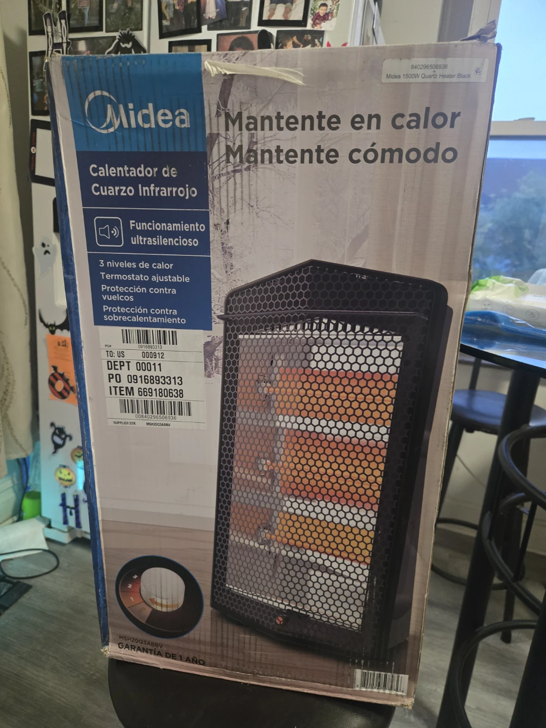 Midea 1500W Quartz Infrared Heater